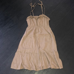 Old Navy Y2K Boho‎ Small Petite Sundress Dress Beige